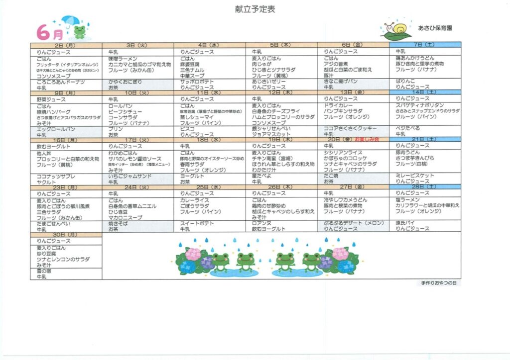 令和７年６月分
