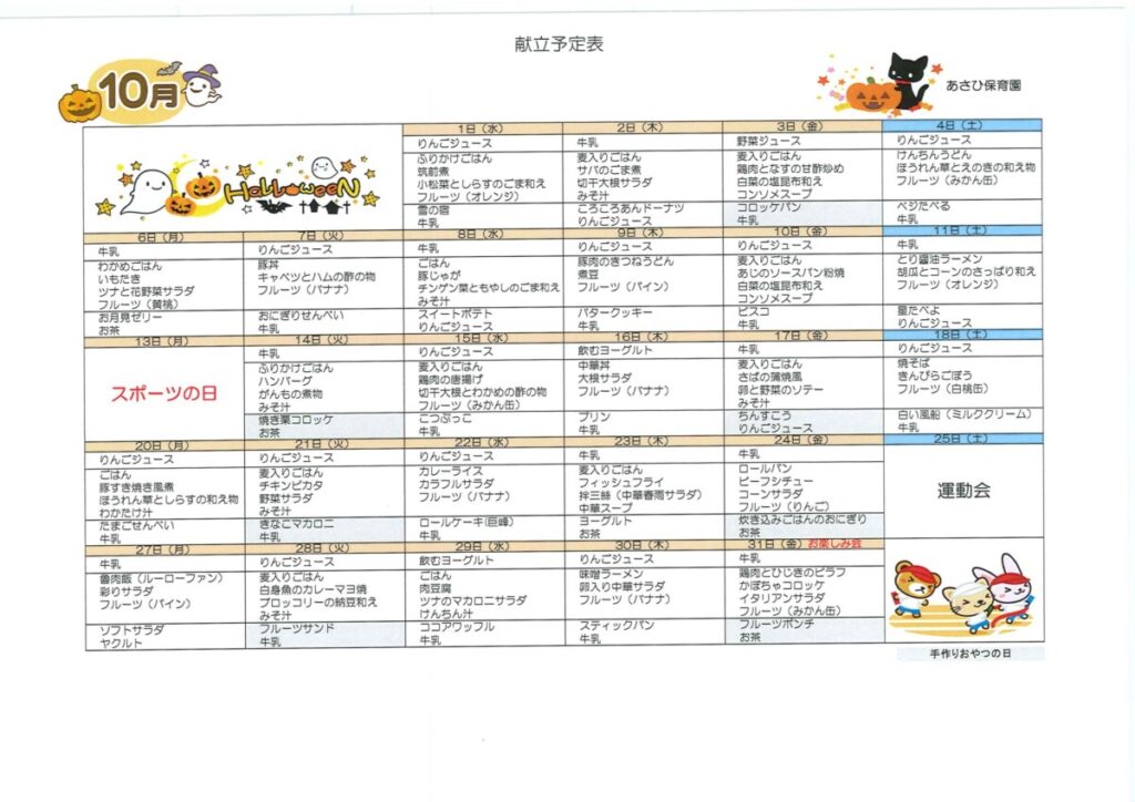 令和７年１０月分